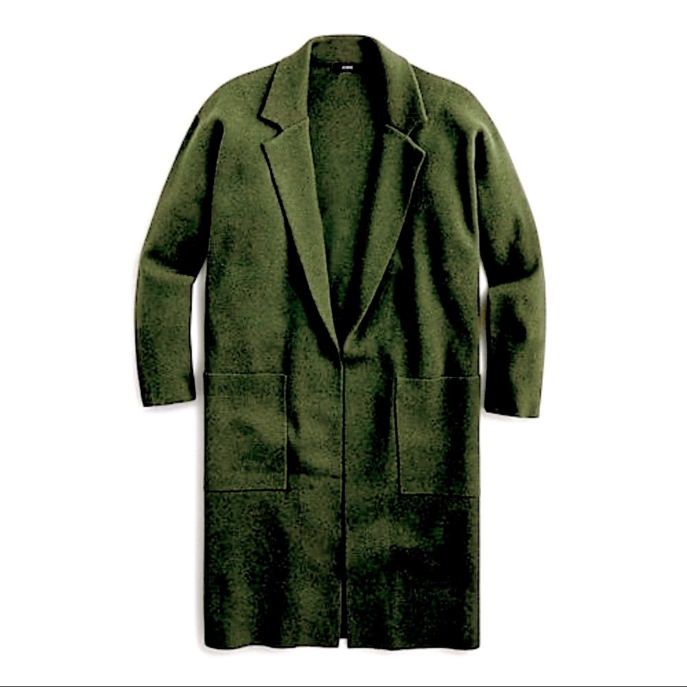 J Crew Ella Long Sweater Blazer Jacket